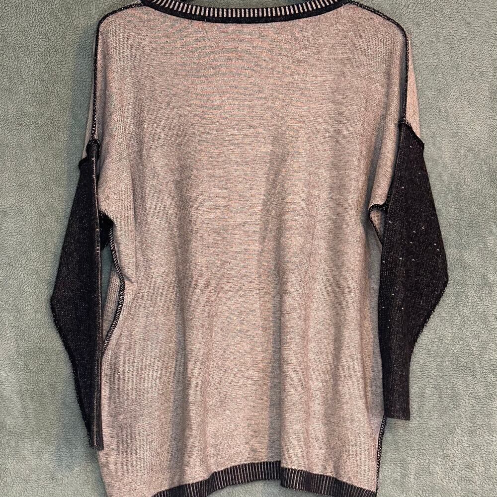 Angel Apparel Smiley Face Peace Sign Knit Sweater Top Womens M - Picture 4 of 6